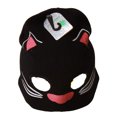 thumbnail image 2 of Cute Youth Size Cuffless Cat Mask Beanie with Eye Holes, 2 of 2