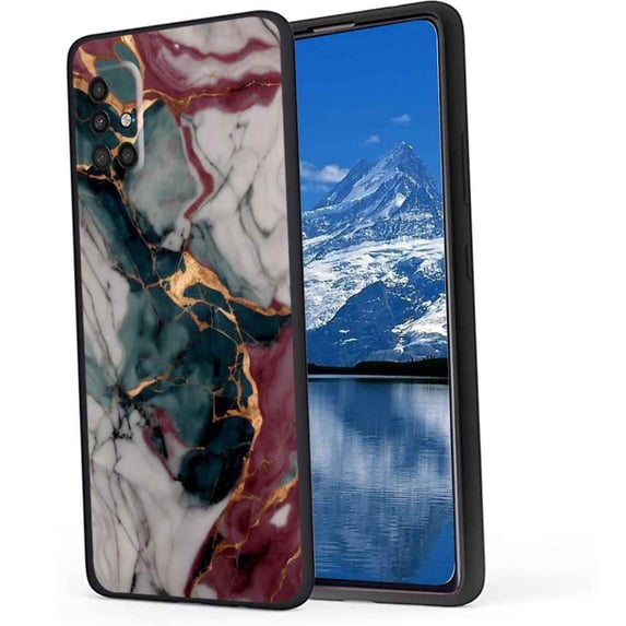 Compatible with Samsung Galaxy A71 4G Phone Case, Marble-3 Case Silicone Protective for Teen Girl Boy Case for Samsung Galaxy A71 4G