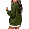 thumbnail image 6 of Fancifize Girls Cozy Fleece Hoodie Jacket Full Zip Long Sleeve Hooded Sweatshirt Teens Kids Fall Lightweight Tops with Pockets, 6 of 7