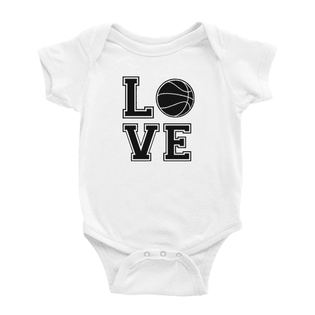 

Basketball Love Cute Baby Romper Newborn Clothes
