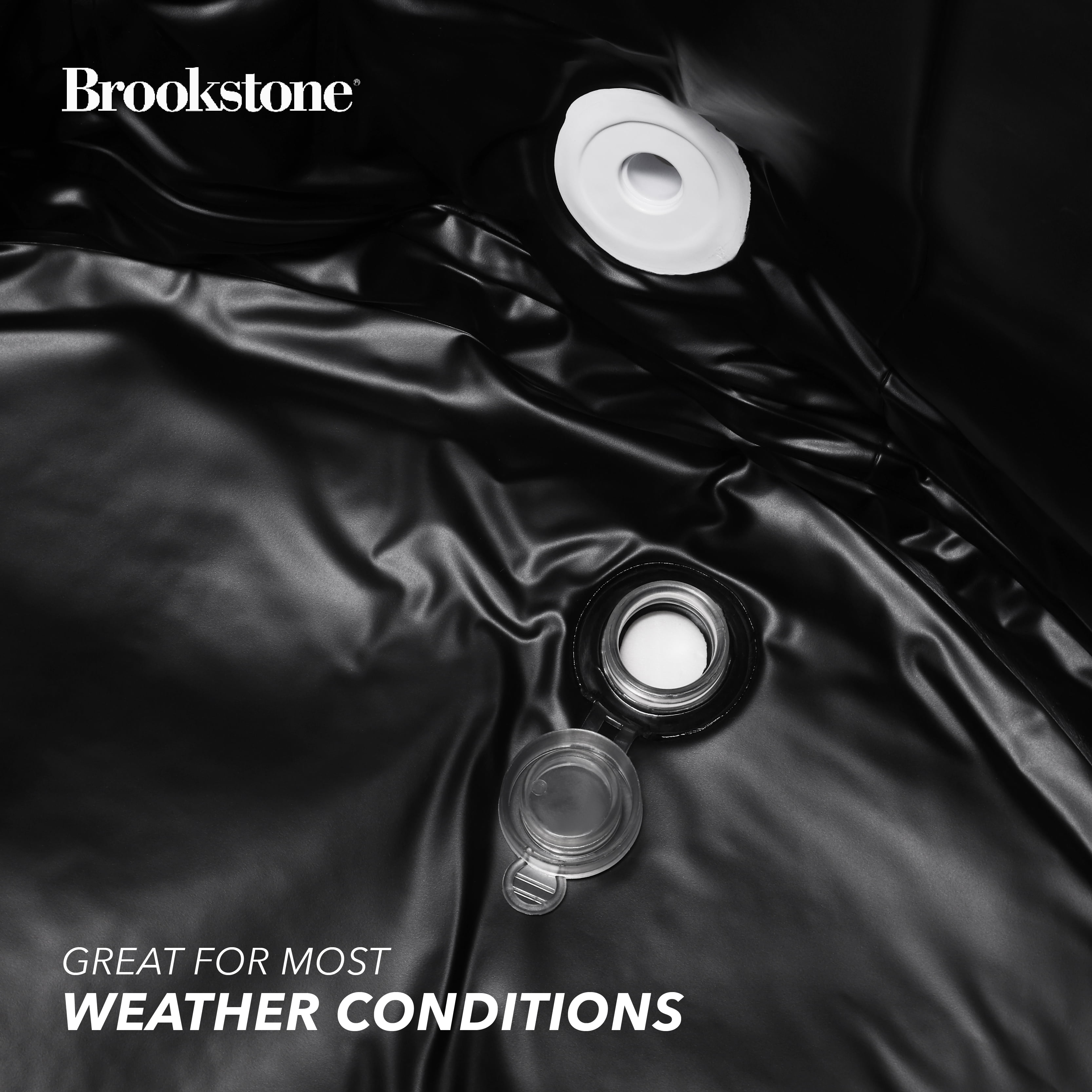 Brookstone Portable Ice Bath Cold Plunge Water Therapy Tub, Plastic Cover, Helps with Arthritis, Athletes Recovery, One Size