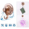 thumbnail image 4 of Colgador de corona reutilizable transparente con cerradura de llave, ganchos de ducha para ventanas de pared al vacío de alta resistencia (4) MFZFUKR DCF6, 4 of 6