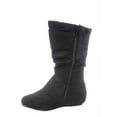 thumbnail image 2 of Data- 80k Youth Girl's Kid's Zipper Flat Heel Round Toe Buckle Causal Boot Shoes, 2 of 2