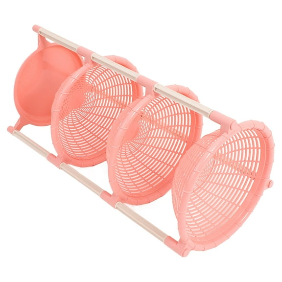 LABSERRON Storage Rack Pink 1Pcs 25.6x11.6x11.6in