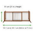 thumbnail image 3 of Richell Porte pour Animaux de Compagnie Autoportante - Marron, 3 of 3