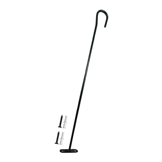 S SERENABLE Support de Drapeau de Jardin, Support de Mât de Drapeau, Horizontal, Installation Facile Support de Drapeau Mural pour Porche, Cour