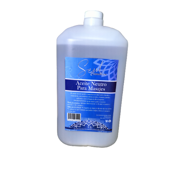 Aceite Para Masajes Neutro 4 Litros 100% Puro seul cosmetics Aceite grado Cosmético 4 litros Neutro