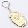 thumbnail image 4 of Panda Llavero de madera Dibujos animados Animal DIY espacios en blanco Artes y artesanía Accesorios Regalo creativo para bolsa de mochila Bolso 20 piezas Monstrate HA022506-00, 4 of 7