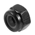 thumbnail image 5 of M2.5x0.45mm Zinc Plated Nylon Insert Hex Lock Nuts Black 50pcs, 5 of 8