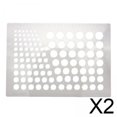 thumbnail image 1 of 2x Tabla Para Filigrana, Herramienta De Filigrana Enrollable, Manualidades De Desplazamiento De Papel Para Agujeros Pequeños DIY, 1 of 8