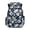 White Flowers Pattern, variant on FUIALDOLG Cartoon Capybara & Axolotl Pattern School Bag with Multi-Pockets Breathable Travel Ruckpack, Rugged 17 Inch Kids Backpack for Daily Use Scuola Casual