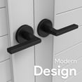thumbnail image 2 of Mega Handles | Ralph Dummy Door Lever | Pack of 2| Matte Black, 2 of 4