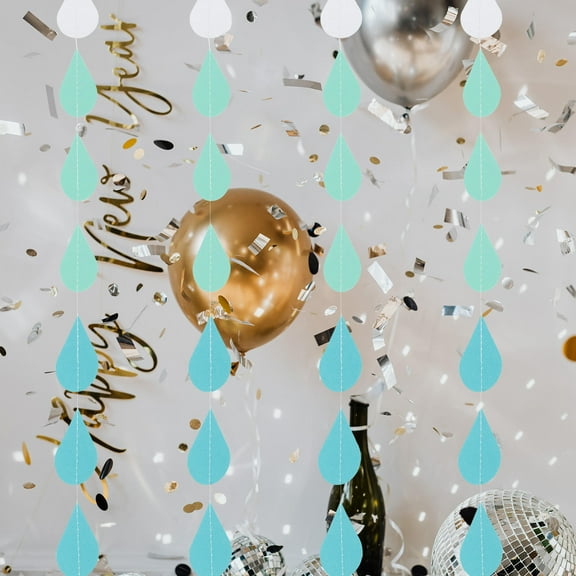 HAMPPLIES Raindrop Bunting Assorted Strings Wedding Party