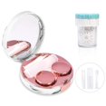 thumbnail image 1 of Contact Lens Case with Cleaner Washer & Applicator Kit, Travel Size Colored Contact Lens Case, Includes Solution Bottle, Mirror & Removal Tool for Daily Use & Outdoor Convenience, 1 of 8
