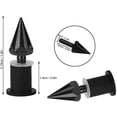 thumbnail image 4 of Yazoeia Wind Screen Spike ,Windshield M5 Screws Nuts Fit for Motorcycle Modification(black) CJC912-139971, 4 of 9