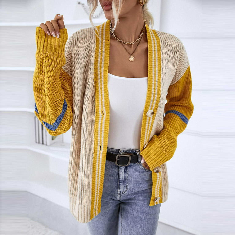 HAPIMO Rollbacks Sweater Cardigans for Women Casual Comfy Girls