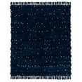thumbnail image 4 of SAFAVIEH Norlen Throw Blanket Navy, 4 of 4