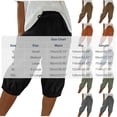 thumbnail image 3 of Qingpeng Womens Drawstring Elastic Waisted Capri Jogger Pants Baggy Fit Cropped Harem Pants with Pockets for Casual Wear, 3 of 6
