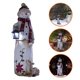 thumbnail image 5 of Muñeco de nieve con luz LED, decoración para exteriores, iluminación navideña, resina, piedra, bienvenida a la puerta, figura artística, decoraciones navideñas para patio y jardín., 5 of 8
