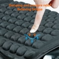 thumbnail image 3 of Motorcycle Seat Cushions with Airflows Channels Elastic PVC Bottom Universal, 3 of 10