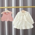 thumbnail image 6 of XBASW Baby Newborn Girls Vest Dresses Two-Piece Set Infant Spring Autumn Dot Printing Dress Clothing 9M-3Y, 6 of 7