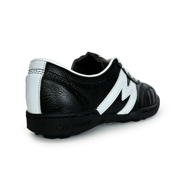 Tenis de fútbol Manriquez Mid TM Niño Negro/Blanco Bodega