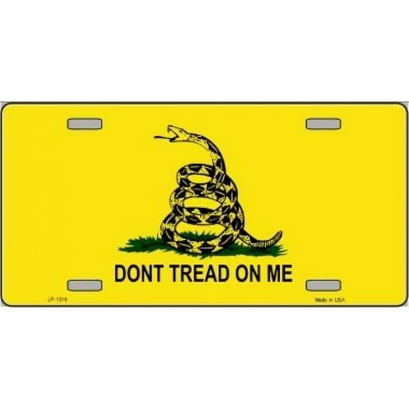 212 Main LP-1316 6 x 12 in. Dont Tread on Me Metal License Plate
