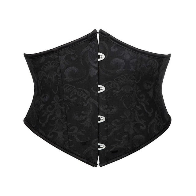 Versatile Royal Style Waist Trainer Elegant Embroidered Corset Belt Comfortable Body Shaper For Outfits floral XXL