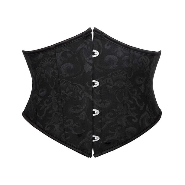 Versatile Royal Style Waist Trainer Elegant Embroidered Corset Belt Comfortable Body Shaper For Outfits floral XXL
