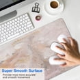 thumbnail image 4 of Large Cute Pink Mouse Pad - Rose Gold Marble Desk Mat for Your Home Office or School, 4 of 7