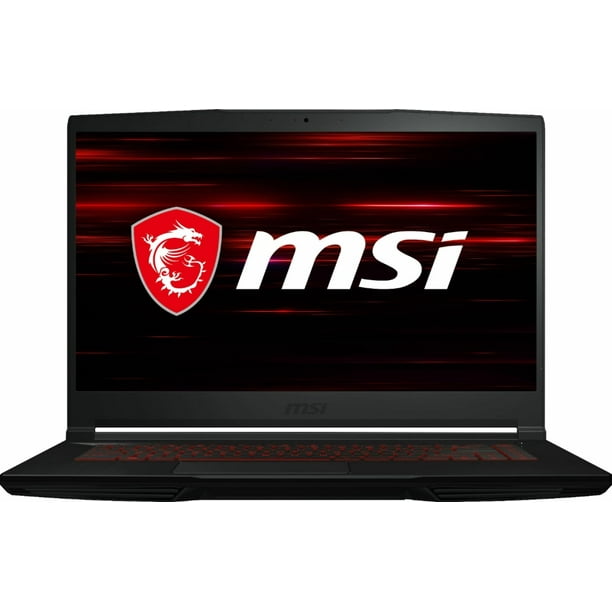 MSI - GF63 15.6" Gaming Laptop - Intel Core i5 - NVIDIA GeForce GTX1650 - 256GB SSD - 8GB Memory - Black GF63035 Notebook PC