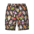 thumbnail image 5 of Rocae Milk Tea for Men's Swim Trunks Quick Dry With Two Side Pockets and One Lined Patch PocketXX-Large, 5 of 9