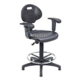 thumbnail image 1 of NPS 6700 Series 22-32" Modern Polyurethane Task Chair with Arms in Black, 1 of 13