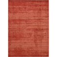 thumbnail image 1 of Unique Loom Del Mar Tapis de Zone de Design Tonal 8' x 11' Rectangle Terre Cuite/rouge, 1 of 5