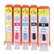 thumbnail image 3 of Cartuchos de tinta recargables Jadeshay PP para impresora PIXMA IP3600 IP4600 IP4700 MP540 MP550 MP560 MP620 MP630 MP640 MP980 MP990 MP1900 Color Negro, 3 of 8