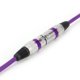 thumbnail image 3 of Versión en color 2055-18 Cable color púrpura XLR 3 pines a cable audio cable micrófono 1 8 metros (Púrpura), 3 of 9