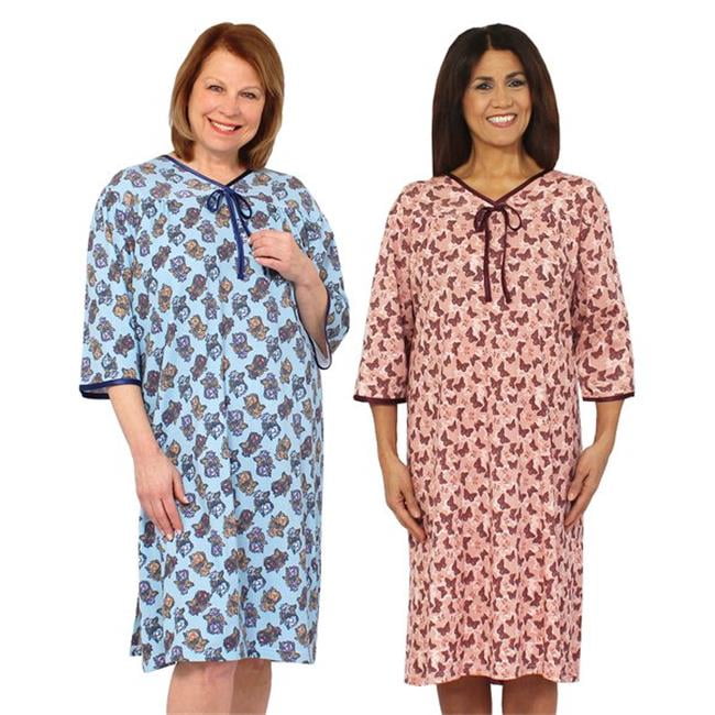 Silverts 260500104 Womens Hospital Patient Gowns Extra Large Pack