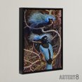 thumbnail image 2 of Blue Bird of Paradise Sir Henry Johnston Vintage Framed Canvas Wall Art 24X32", 2 of 4