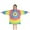 Colorful Tie Dye, variant on Colorful Tie Dye Mandala Pattern Blanket Hoodies for Kids 6-13YR Oversize Wearable Blanket Hoodies for Boys Girls Teens