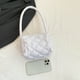 thumbnail image 4 of Bolsos de hombro para mujer Bolsos tote de nailon Bolsos acolchados con entramado rómbico (Blanco) Likrtyny Para Estrenar, 4 of 9