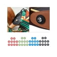 thumbnail image 6 of 10Pcs/set Rubber Guitar Strap Lock Blocks Guitar Protector Guitar Locks Black Guitar Strap Locking Silicone Strap Locks, 6 of 7