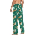 thumbnail image 6 of Dreamtimes Cute Cartoon Dog Mens Pajama Pants,Comfortable and Soft Men Pajama Bottoms with Pockets and Drawstring, Sleepwear, 6 of 7