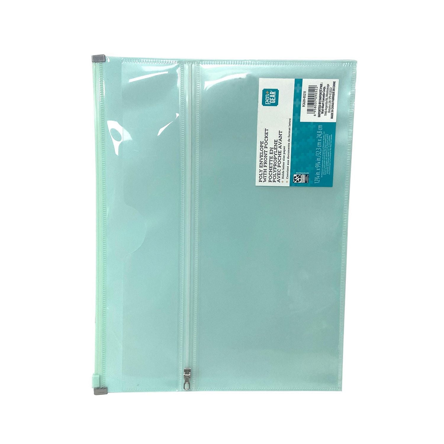 PEN+GEAR POLY ENVELOPE WITH FRONT POCKET