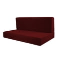 thumbnail image 3 of 2 fundas para asientos de RV, fundas de cojín, mesa de comedor extensible fácil de instalar para RV rojo, 3 of 8
