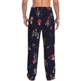 thumbnail image 3 of Daiia Mushrooms3 Men's Sleep Pant with Pockets and Drawstring,Pajama Pants-Medium, 3 of 9