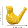 thumbnail image 3 of YOPTOP 1pc  Vibrant Ceramic Warblers Bird Water Whistle - Colorful Party Favor  Emergency Noise Maker  and Educational Toy - Made of Fine China  Durable  and Easy to Use,Orange 01, 3 of 6