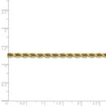 thumbnail image 5 of 10K Yellow Gold 3.35mm Diamond Cut Quadruple Rope Chain 24 Inch, 5 of 5