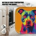 thumbnail image 5 of 4 Pack Pot Holders,Kitchen Essential, Potholder Set,Pop Art Representation Of A Pitbull, 5 of 6