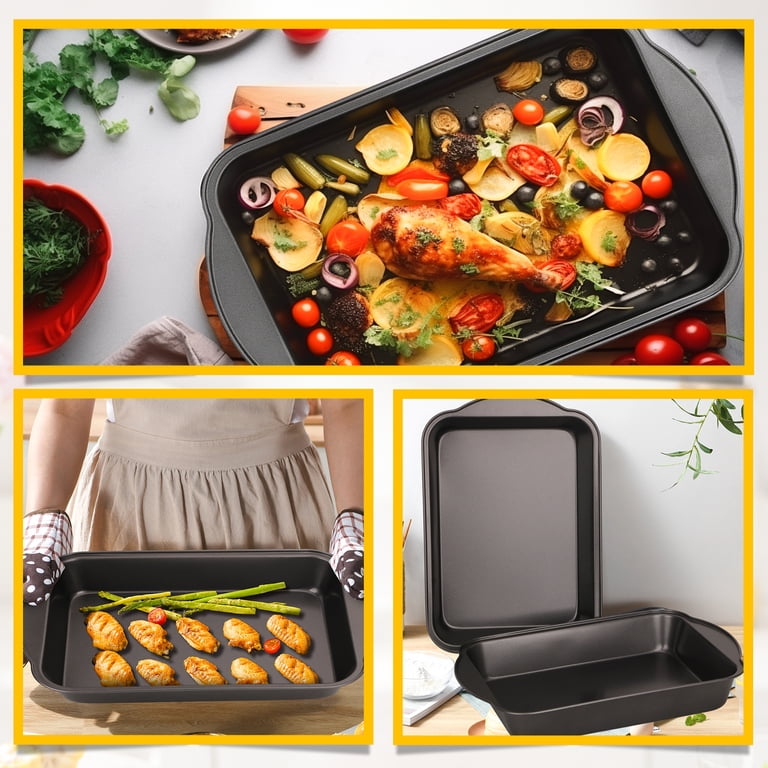 Katbite 2-Piece Nonstick Carbon Steel Baking Pans Set photo 7