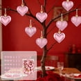 thumbnail image 4 of Valentines Day Decoration Heart Ornaments,36pcs Valentines Day Heart Ornaments Classic Red Pink Silver Shaped Hanging Baubles,Valentine's Decorations for Tree,Love Decor Outdoor Wedding Party Gift, 4 of 9